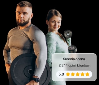 para trenerów z cięzakarmi i hantlami